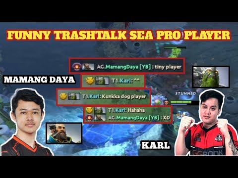 ADU KUAT MIDLANE MAMANG DAYA VS KARL - SEA RANKED DOTA 2 PRO SCENE !!