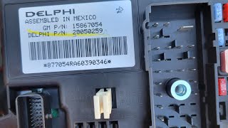 2006 Chevy HHR BCM Body Control Module Location and Removal