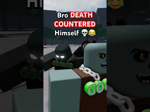 blud trolled himself with death counter @AndyRBX0  💀😂 The Strongest Battlegrounds ROBLOX #shorts