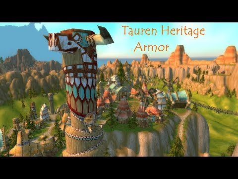 Tauren Heritage Armor Requirements and Questline