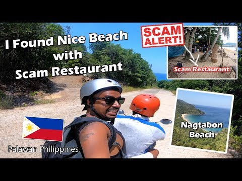 Scam # I Found Nice Beach with  Scam Restaurant in Nagtabon Beach