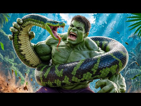 HULK vs. Anaconda: The Ultimate Jungle Showdown! — Witness the Battle of Legends 🌴💥