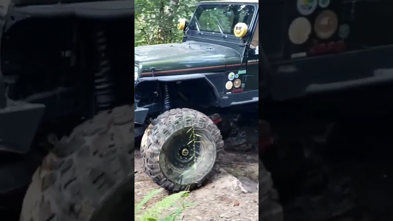 YJ over Burnt Bridge at Potts Mountain 8-27-2022