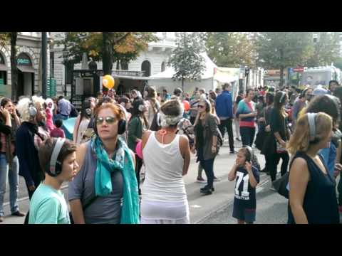 Silent Disco am Openstreetlife Festival Vienna 2016