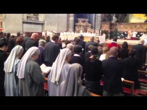 Frühmesse in der Petersbasilika