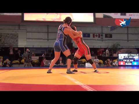 2012 WOMEN'S WORLDS: Gray (USA) dec. Inoue (JPN), 67 kg quarters