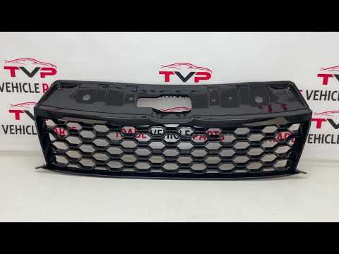 For VW Amarok 2011-2021 Front Main Grille Gloss Black video