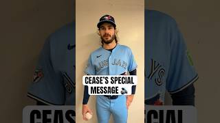 Dylan Cease’s special message to YOU ???????????? #MLB #Toronto #BlueJays