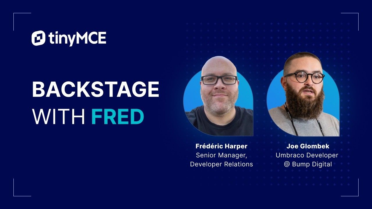 Open Source Communities & Giving Back - Backstage with Fred