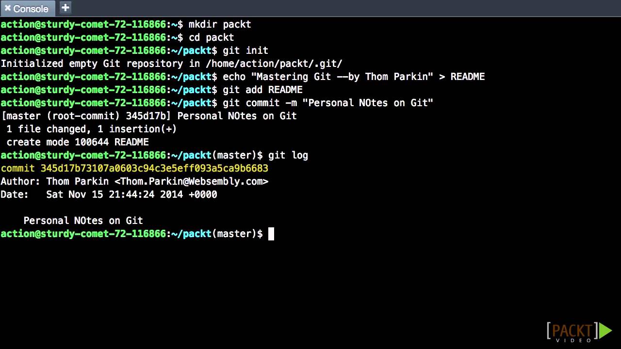 Mastering Git Tutorial: A Typical Git Workflow | packtpub.com
