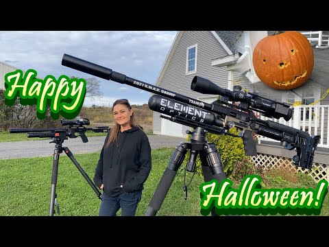 Carving Pumpkins with Air Rifles | Katran | M3 Impact |