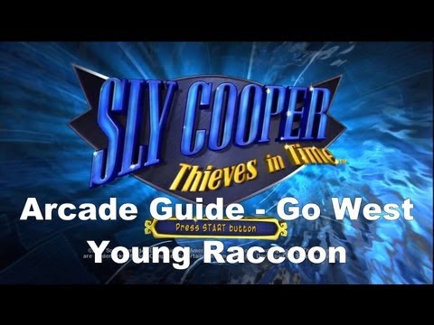 Sly Cooper Thieves in Time Arcade Guide Episode 2 - Go West Young Raccoon