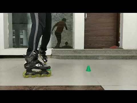 REVERSE EIGHT - INLINE FREESTYLE SKATING. LEVEL-2 TRICK. SLALOM.