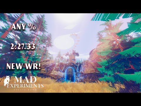 Mad Experiments Escape Room Any% Speedrun 2:27.33 WR
