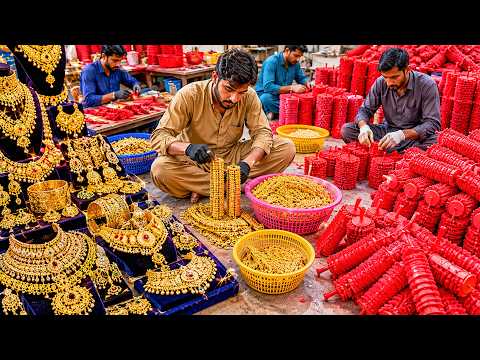 Incredible Process of Making Artificial Jewellery from Brass | Unique Handcrafted Jewellery Designs