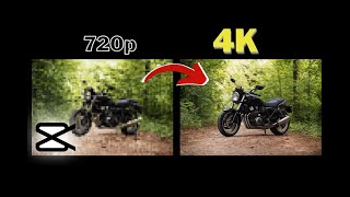 Como converter vídeos de baixa qualidade para HD no Capcut - Tutorial fácil