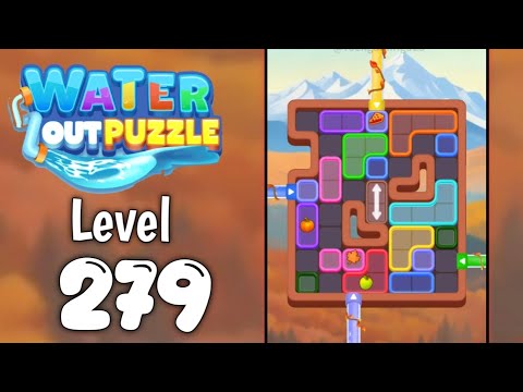 Water Out Puzzle Level 279 Walkthrough