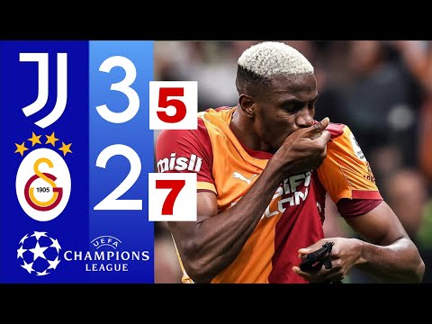 Galatasaray - Juventus 7-5 Maç Özeti | Victor Osimhen Golü &  Barış Alper Yılmaz Golü