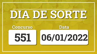 Capa de DIA DE SORTE 551