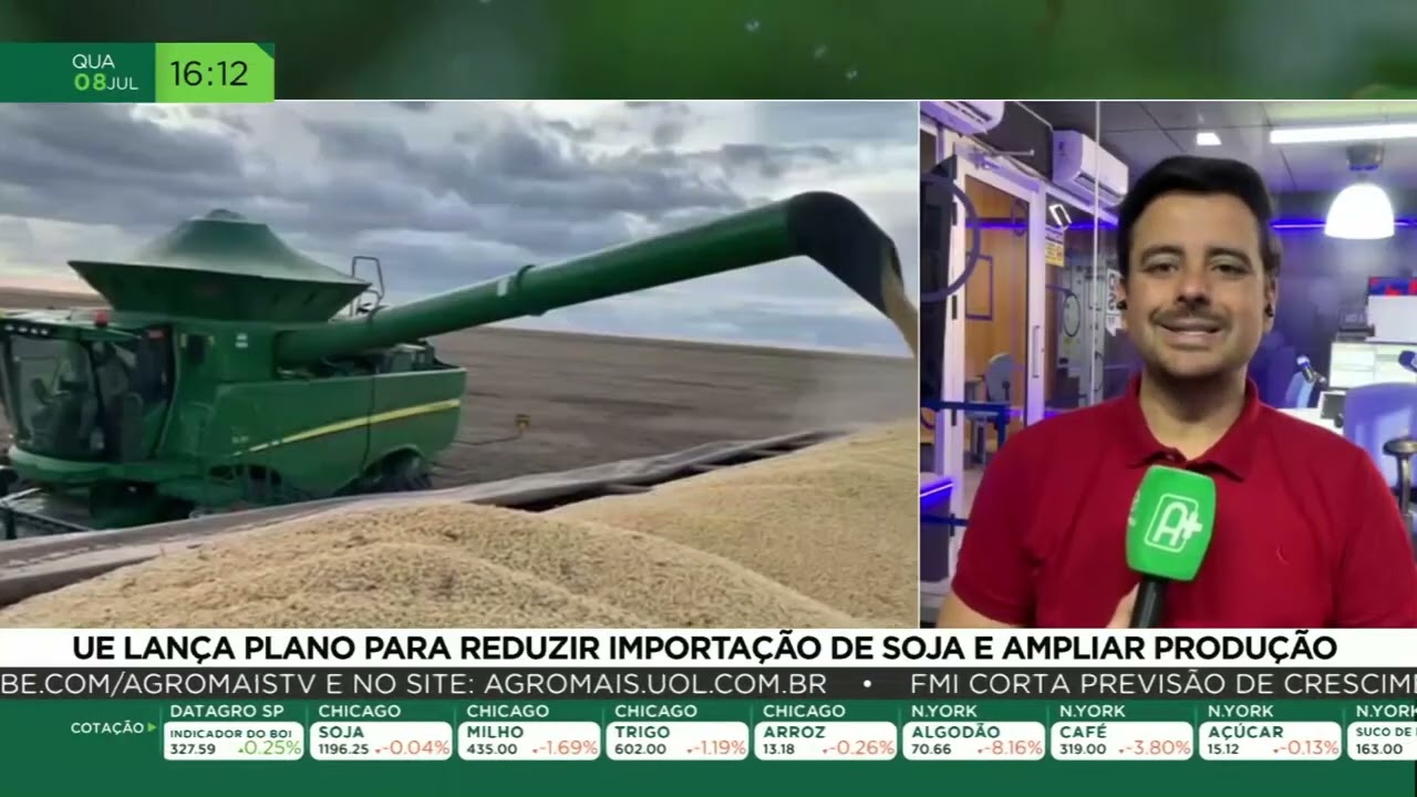UE lança plano para reduzir importação de soja e ampliar produção