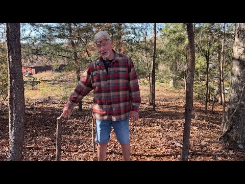 Batoning Stumps For Kindling And Fatwood, 5 Sided Log Cabin