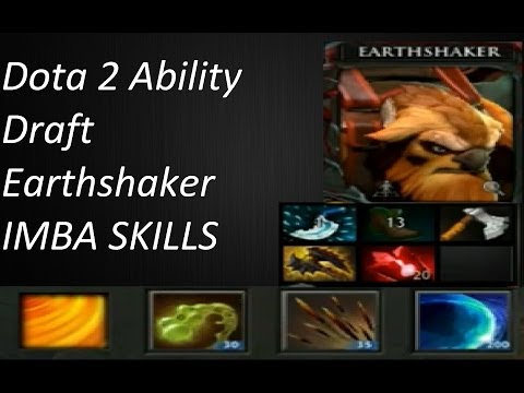 Dota 2 Gameplay: Earthshaker Ability Draft Imba (STUN)