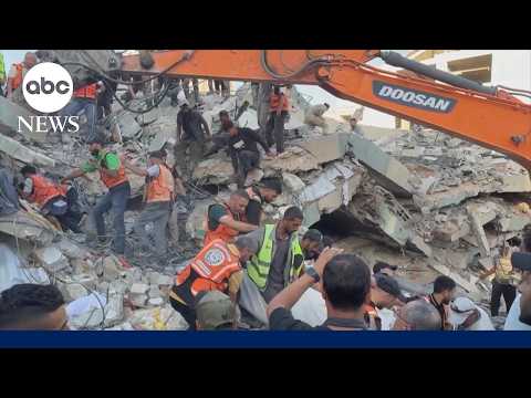 Dozens missing in Deadly Gaza building collapse