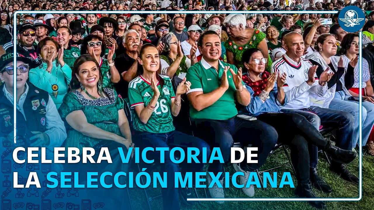 Sheinbaum felicita a la Selección Mexicana tras triunfo contra Sudáfrica