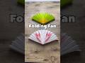 ORIGAMI FOLDING FAN EASY TUTORIAL DIY FOLDING FAN FROM PAPER INSTRUCTIONS