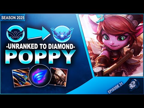 IS KOREA'S FAVOURITE JUNGLER BACK TO BEING S+ POPPY! - Unranked to Diamond | League of Legends