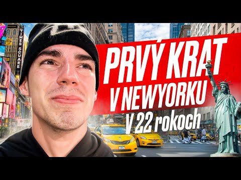 SÁM V NEWYORKU 🇺🇸 | Splnil som si detský sen!