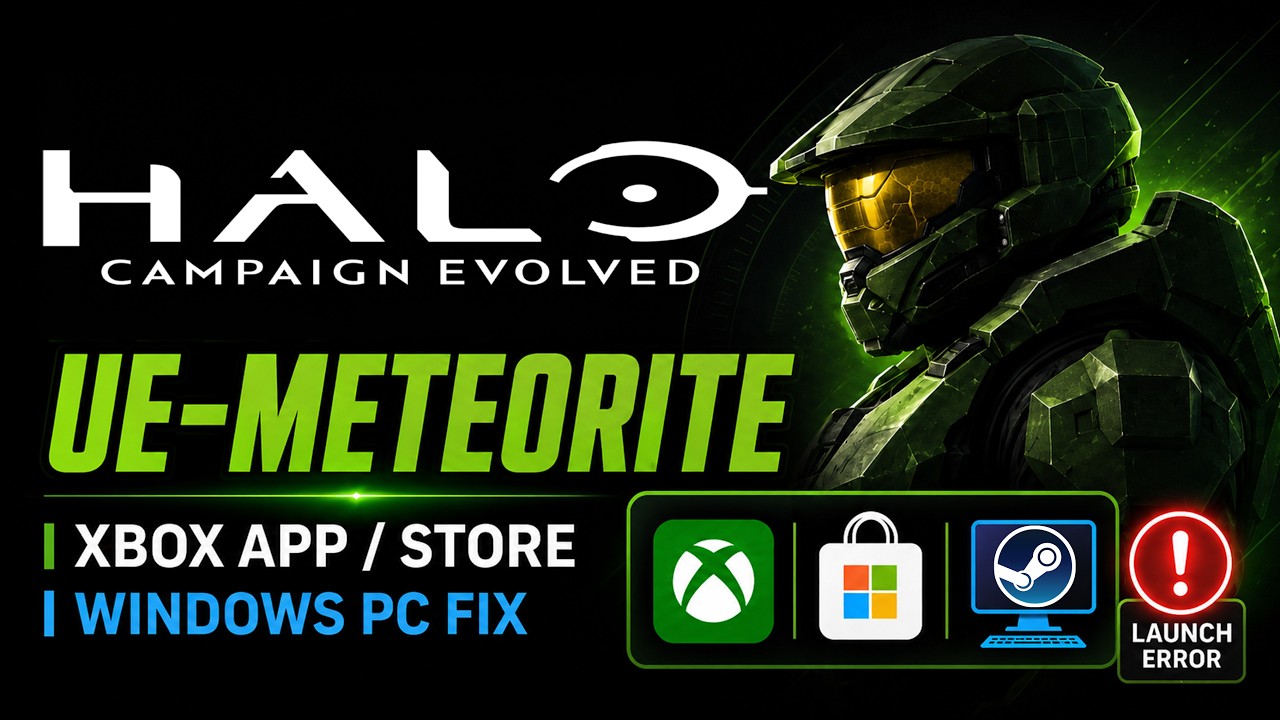 Halo Campaign Evolved Game Has Crashed UE-Meteorite Fatal Error/LowLevelFatalError/GPU Crash FIX