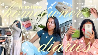 moving diaries part ii // cozy productivity in the suburbs, new couch, getting settled