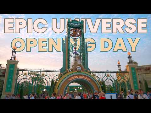Epic Universe is NOW OPEN! Our AMAZING Opening Day Experience - Greatest of All Time?