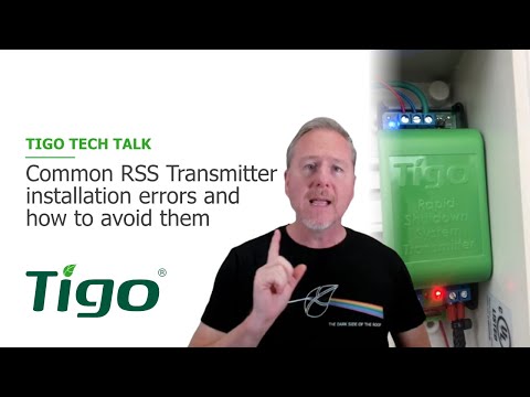 Tigo Tech Talk: Common RSS Transmitter installation errors and how to avoid them