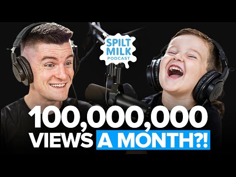 3-Year-Old's Take On Going Viral! | Spilt Milk Podcast | Episode #95