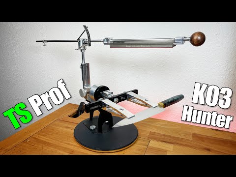 Sharpen knives like a pro | TS Prof K03 Hunter with live demo