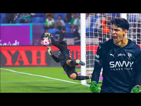 اصعب 10 تصديات اعجازية تصدى لها الاسطورة ياسين بونو تصديات من عالم آخر | جنون المعلقين 🔥