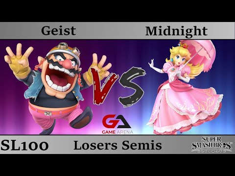 SMASHLAN'D 100 - Losers Semis: Geist (Wario) vs Midnight (Peach)