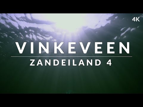 Zandeiland 4 Vinkeveen, met grote snoeken, snoekbaarzen, paling, kreeften, stekelbaarzen (4k video)