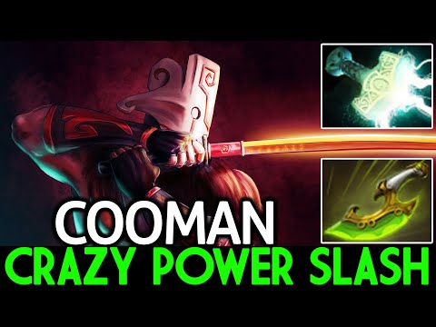 COOMAN [Juggernaut] Crazy Power Slash with Max Attack Speed Build Dota 2