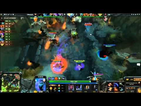 Team Orange vs Team DK game 2 international highlight Mushi Nevermore shadow fiend haha
