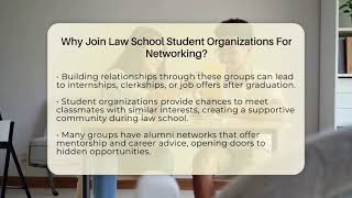 Why Join Law School Student Organizations For Networking? - Law School Prep Hub