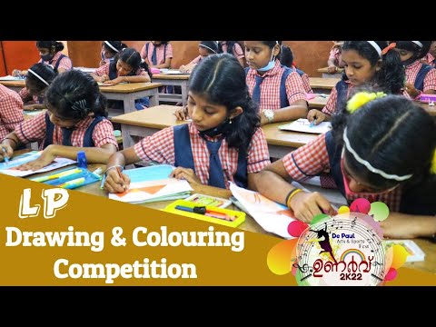 Drawing & Colouring Competition | LP Students | ഉണർവ് '22 | Art Fest