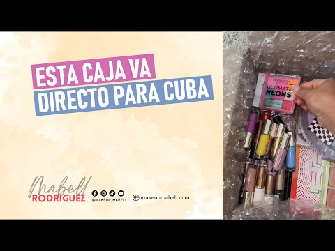 😍 Esta caja va directo para Cuba 🇨🇺❤️