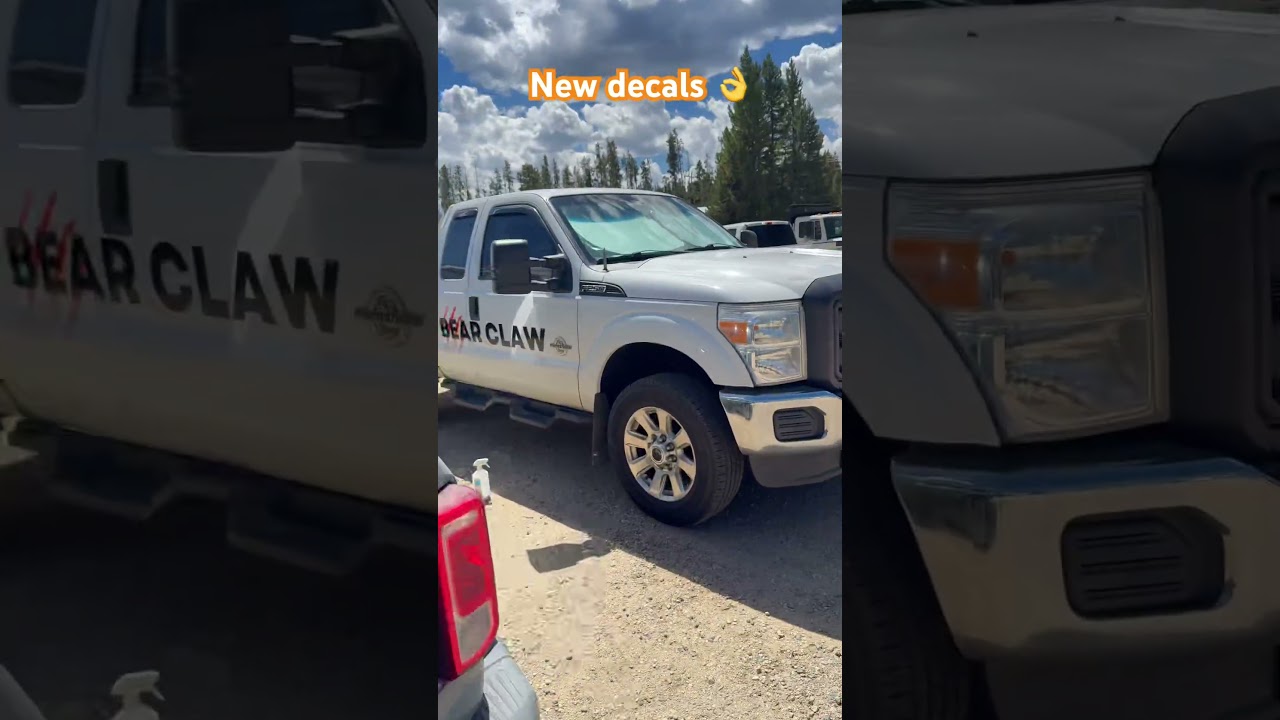 New Bear Claw truck decals 👌 #foresty