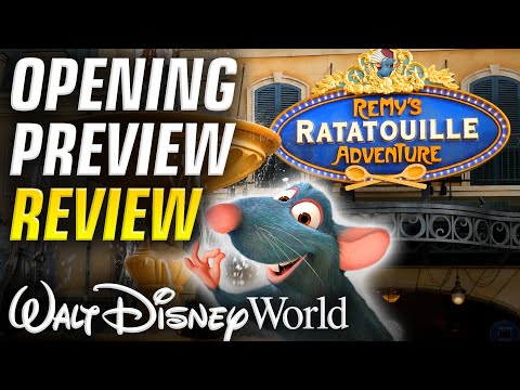 Remy's Ratatouille Adventure OPENING PREVIEW REVIEW! - Disney Vlog
