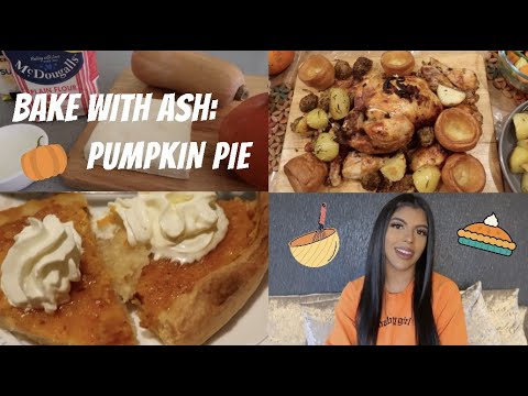 BAKE WITH ASH: PUMPKIN PIE *HALLOWEEN NIGHT* | ASHNI CHAUHAN