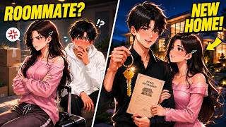 Broke Rich GIRL Hates Her ROOMMATE, Then They Buy a HOME | Manhwa Recap
