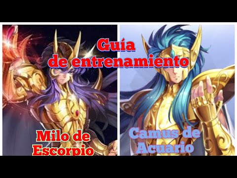 Guía de entrenamiento armadura renacida Milo y Camus